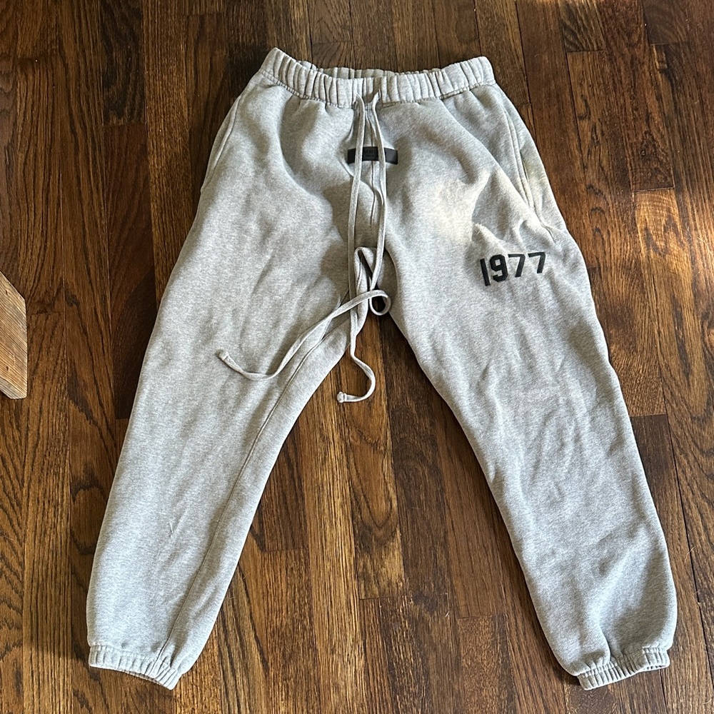 Essentials Light Gray Kids Joggers